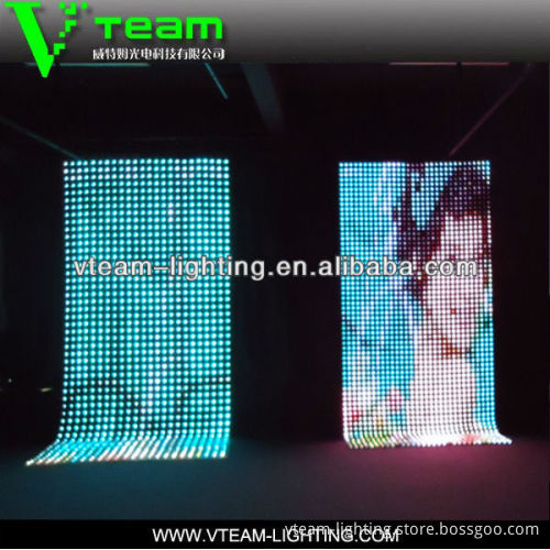 P55 flexible led mesh video screen for clubs xxx photos